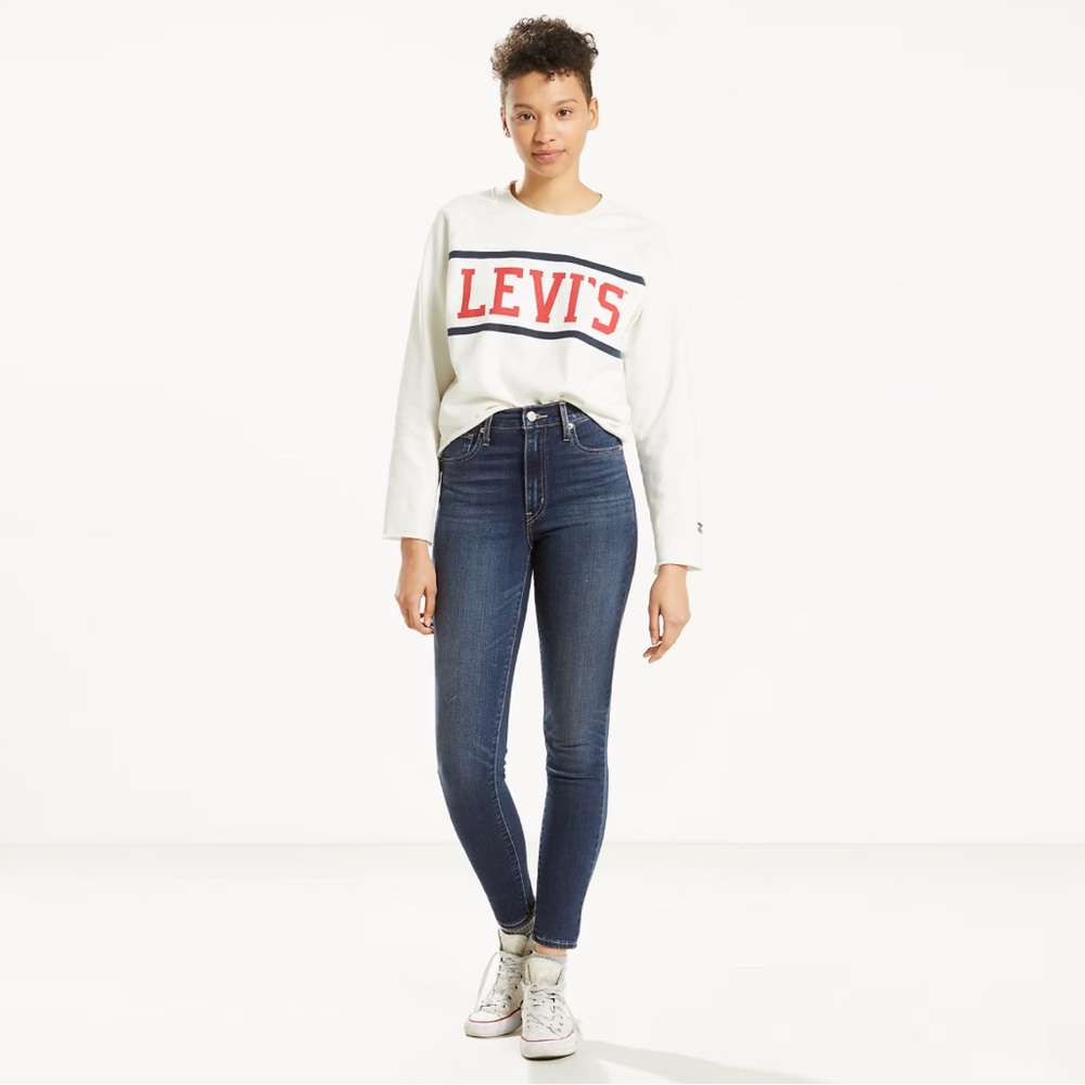 NWT Levi’s Mile High Super Skinny Jeans “Lonesome Trail” Sz 26x30
